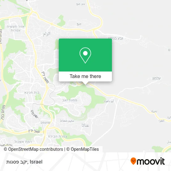 Карта יקב פסגות
