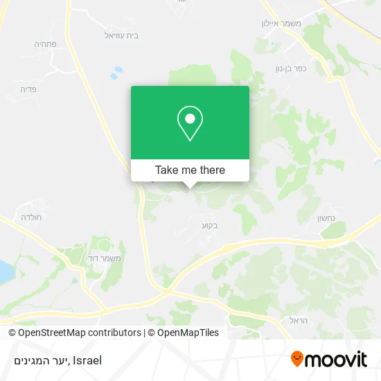 Карта יער המגינים