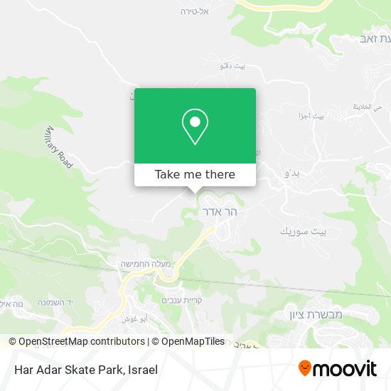 Карта Har Adar Skate Park