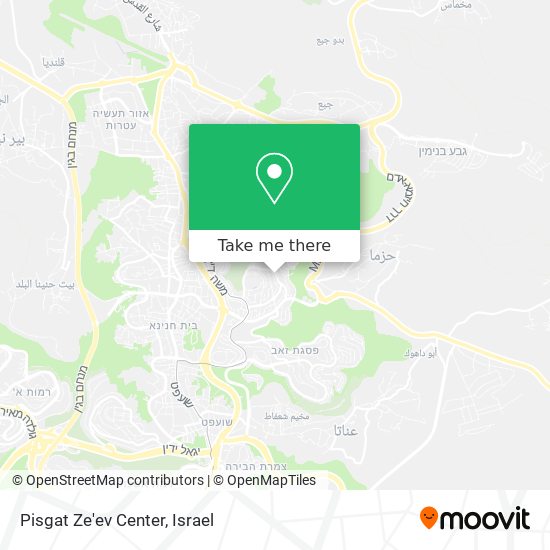 Карта Pisgat Ze'ev Center
