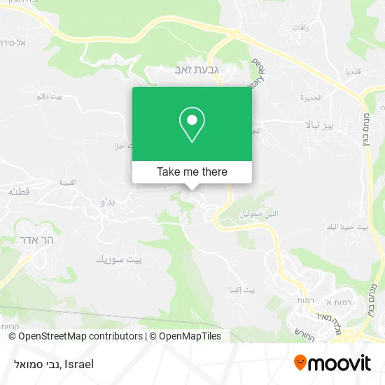 Карта נבי סמואל