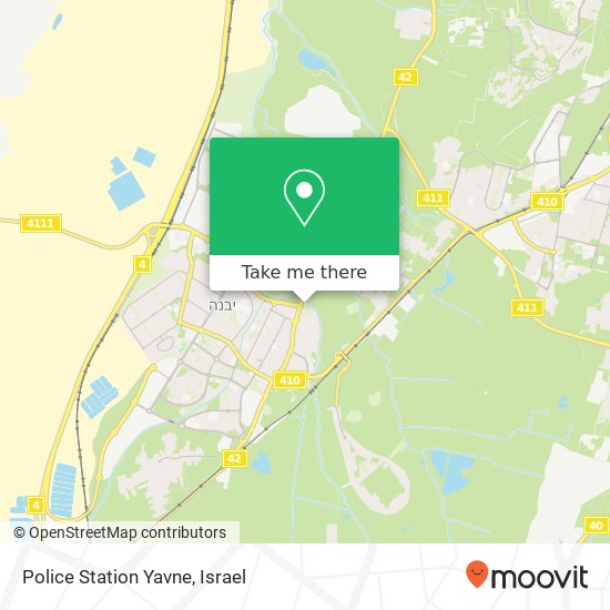 Карта Police Station Yavne