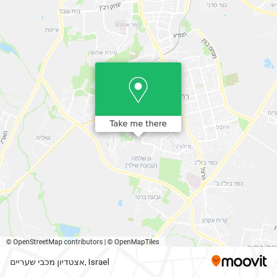 אצטדיון מכבי שעריים map