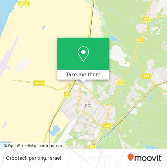 Orbotech parking map