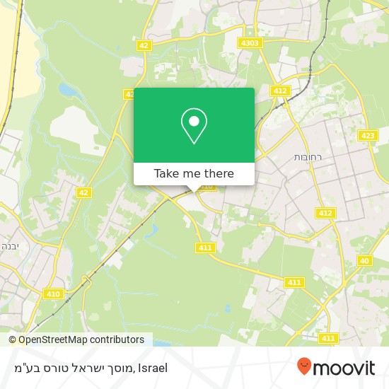 מוסך ישראל טורס בע"מ map