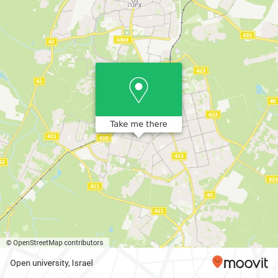 Open university map