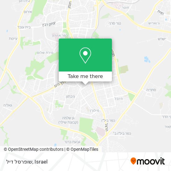 שופרסל דיל map