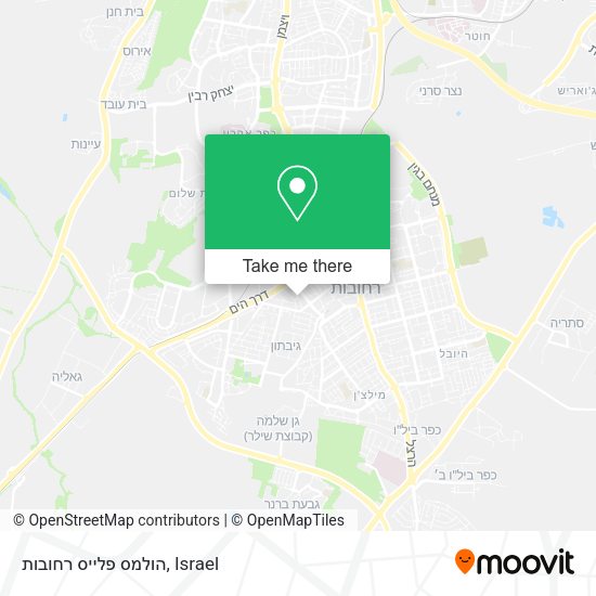 הולמס פלייס רחובות map