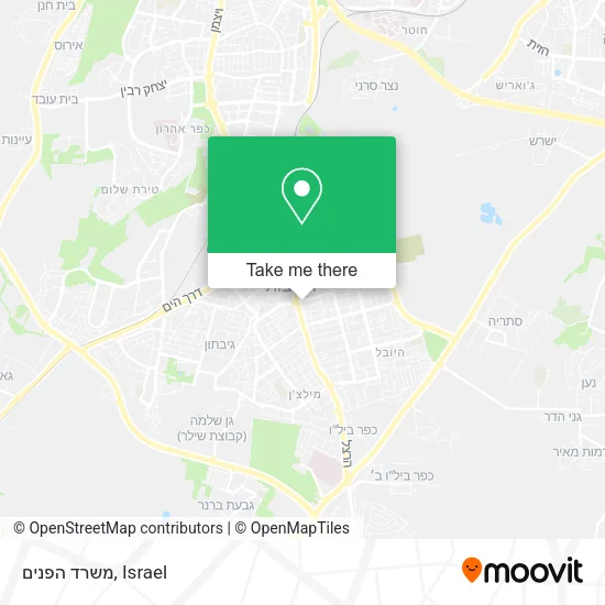 Карта משרד הפנים