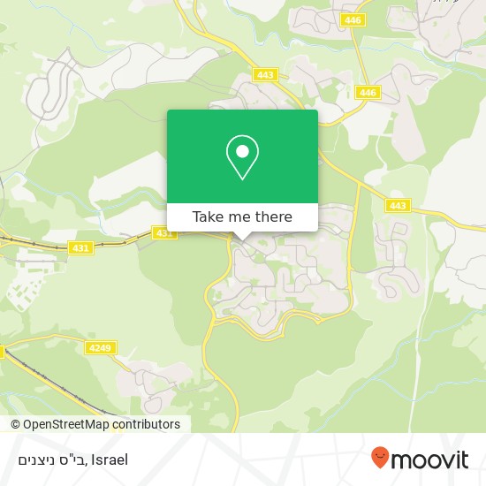 בי"ס ניצנים map