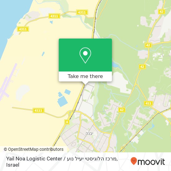 Yail Noa Logistic Center / מרכז הלוגיסטי יעיל נוע map