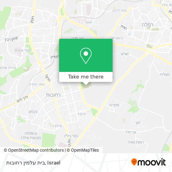 בית עלמין רחובות map