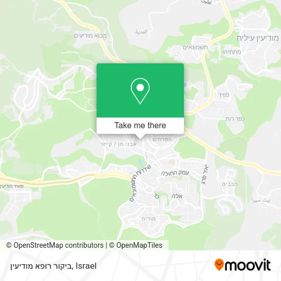 Карта ביקור רופא מודיעין