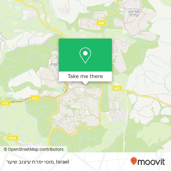 מוטי יפרח עיצוב שיער map