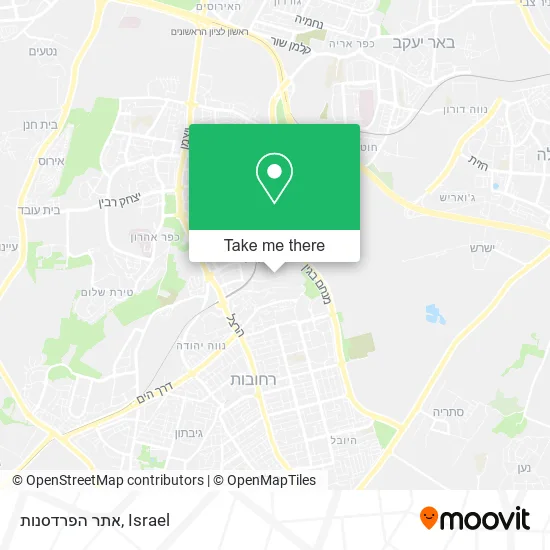 Карта אתר הפרדסנות