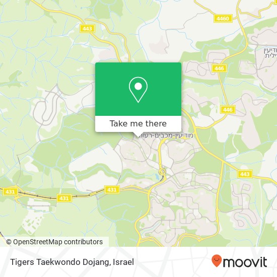 Tigers Taekwondo Dojang map