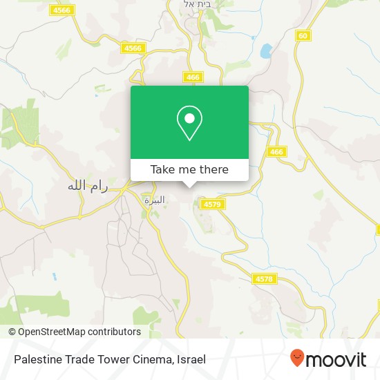 Palestine Trade Tower Cinema map