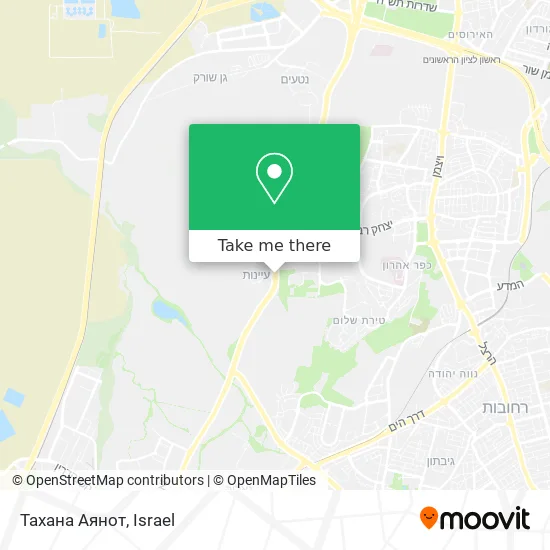 Тахана Аянот map