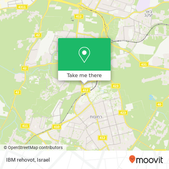 IBM rehovot map