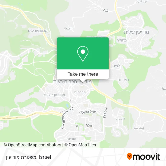 Карта משטרת מודיעין
