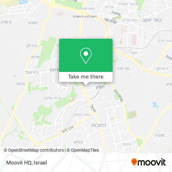 Карта Moovit HQ