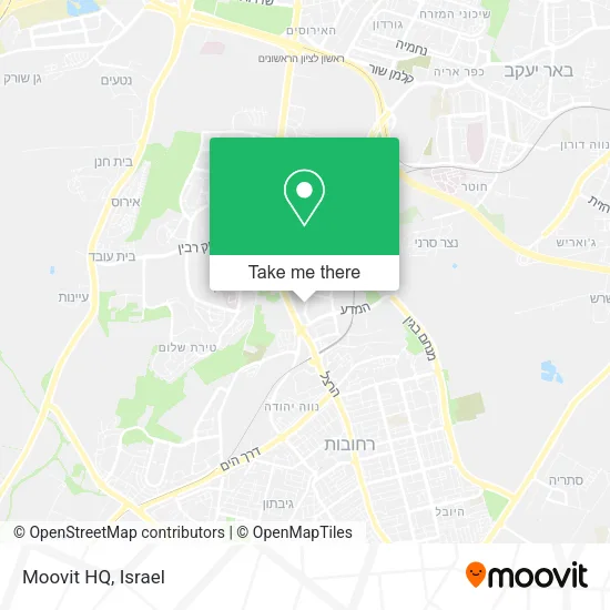 Карта Moovit HQ