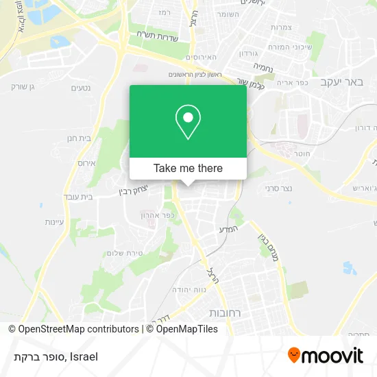 Карта סופר ברקת