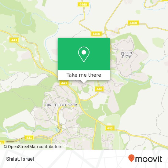 Карта Shilat