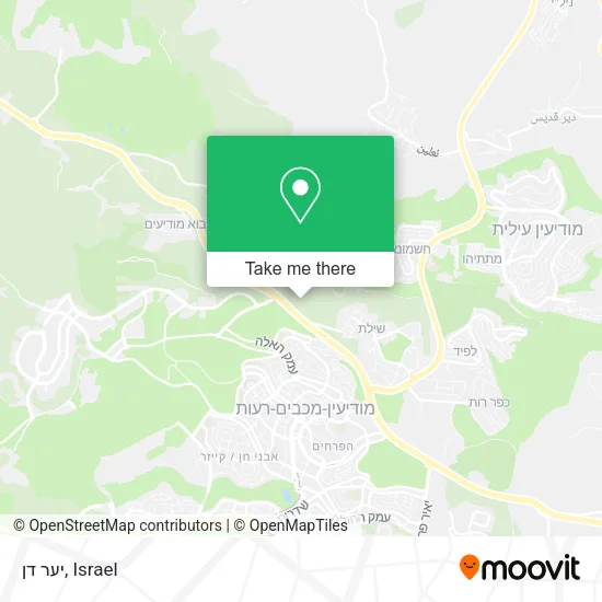 Карта יער דן