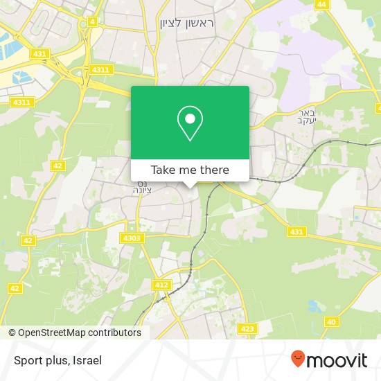Sport plus map
