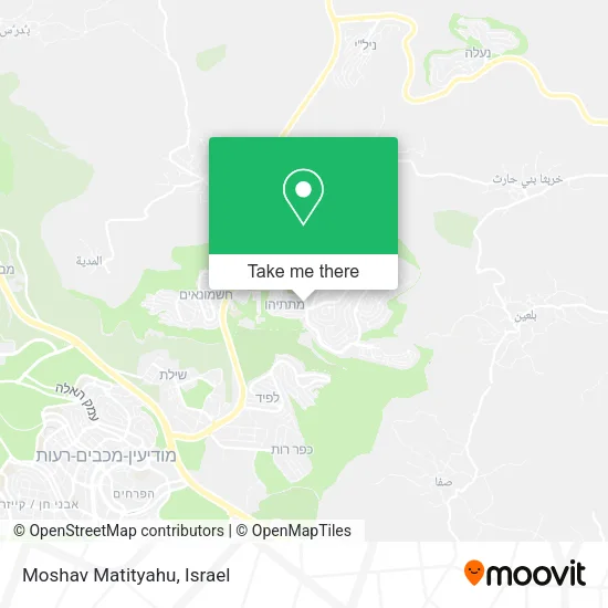 Карта Moshav Matityahu