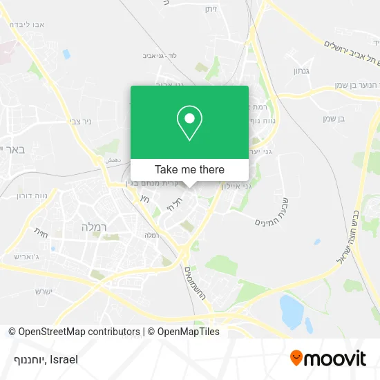 Карта יוחננוף