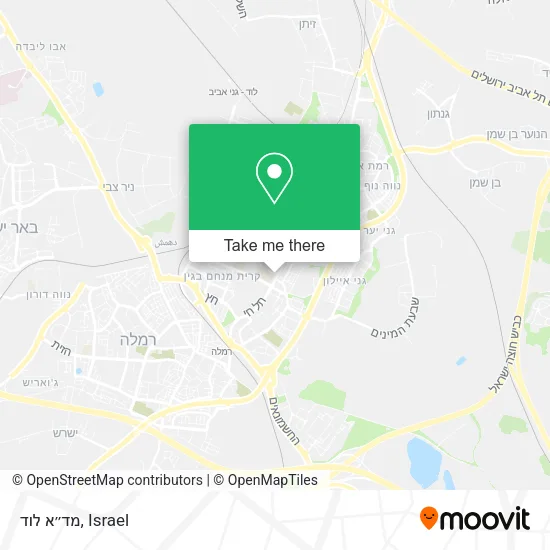 Карта מד״א לוד