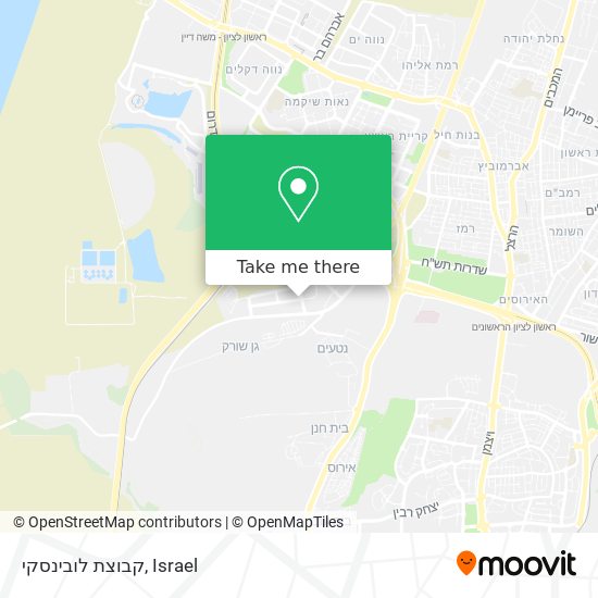 קבוצת לובינסקי map