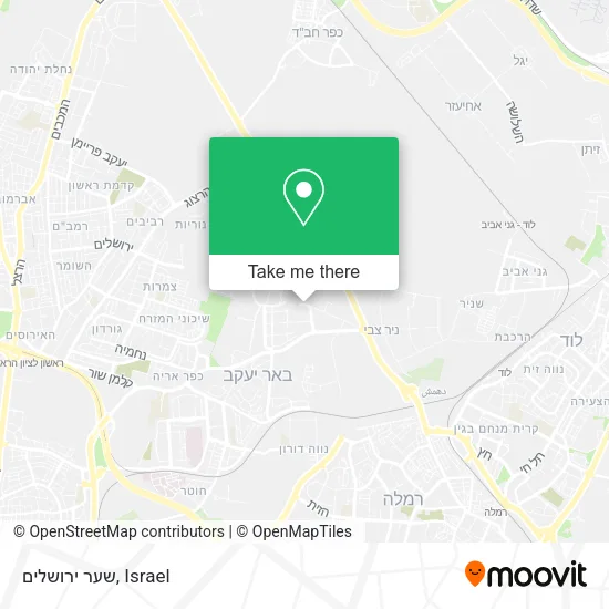 Карта שער ירושלים