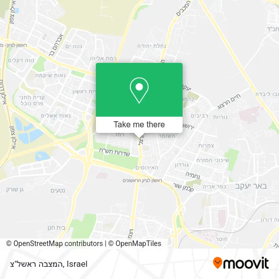 Карта המצבה ראשל"צ