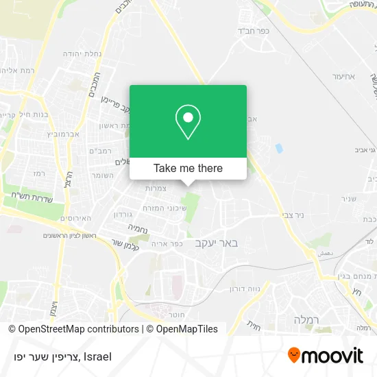 Карта צריפין שער יפו