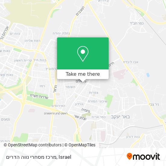 מרכז מסחרי נווה הדרים map