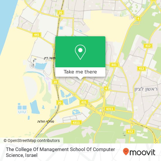 The College Of Management School Of Computer Science map