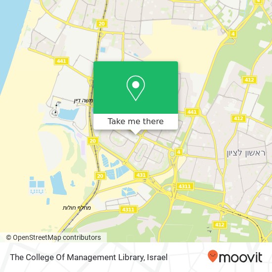 The College Of Management Library map