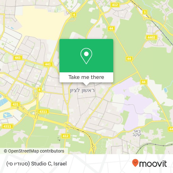 (סטודיו סי) Studio C map