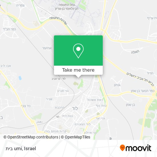 Карта בית umi