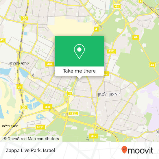 Карта Zappa Live Park