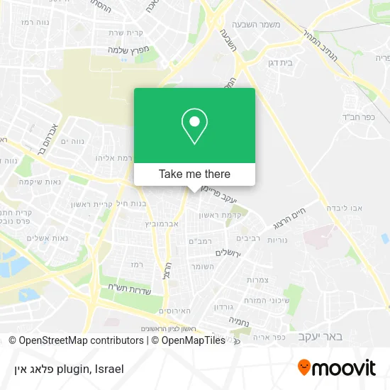Карта פלאג אין plugin
