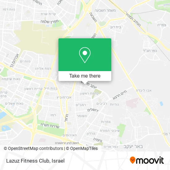 Карта Lazuz Fitness Club