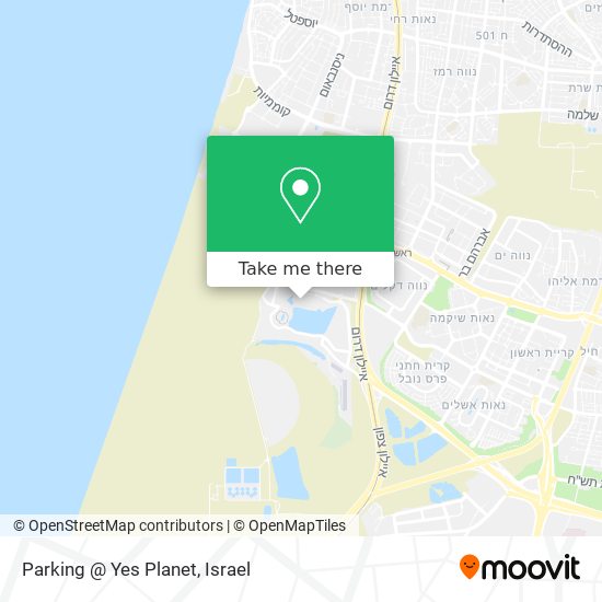Parking @ Yes Planet map