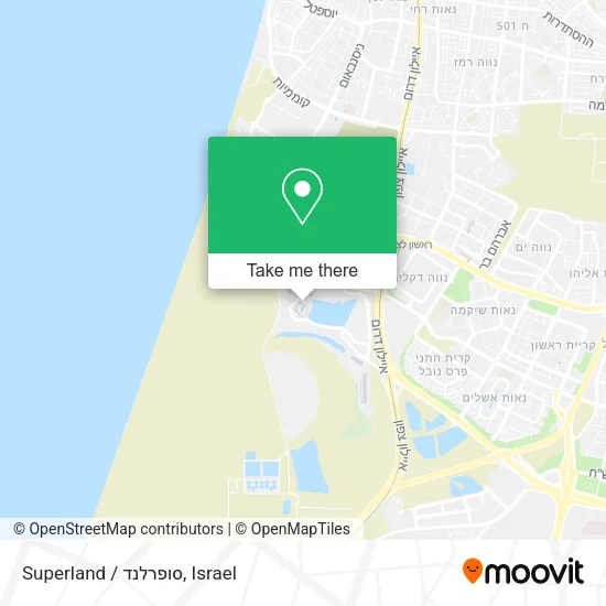 Карта Superland / סופרלנד