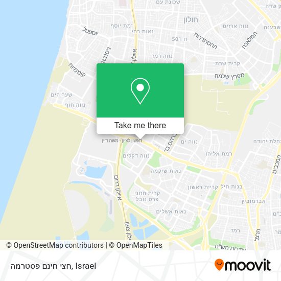 חצי חינם  פסטרמה map