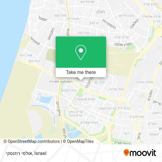 Карта אולמי רוזנסקי
