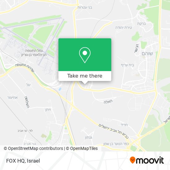FOX HQ map